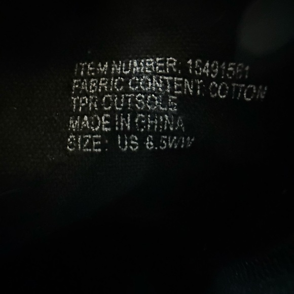 Torrid Black Canvas Lug Bootie - Extra Wide Width (WW) - Picture 7 of 7